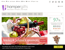 Tablet Screenshot of hampergifts.co.uk